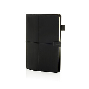 Doplnitelný zápisník Daily Notes Binder 3v1 z PU, černá - reklamní bloky