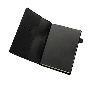 Doplnitelný zápisník Daily Notes Binder 3v1 z PU, černá