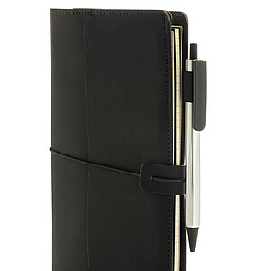 Doplnitelný zápisník Daily Notes Binder 3v1 z PU, černá