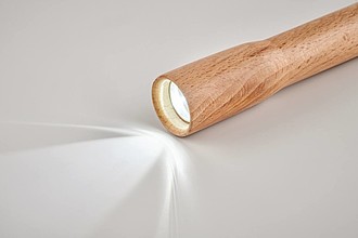 Dřevěná COB svítilna