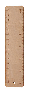 Dřevěné pravítko, 15 cm - reklamní předměty