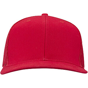Drift Snapback kšiltovka se 6 panely o gramáži 260 g/m2, červená