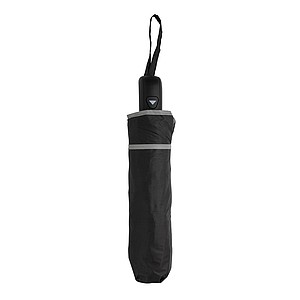Dvoubarevný mini deštník Impact AWARE™ RPET 190T Pongee, stříbrná, průměr 97 cm