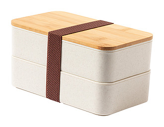 Dvoudílný lunchbox s bambusovým víčkem - reklamní předměty