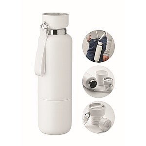 Dvoustěnná láhev 500ml, bílá