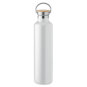 Dvoustěnná láhev 750ml, bílá - reklamní předměty