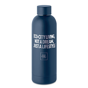 Dvoustěnná láhev na pití, 500ml, námořní modrá