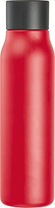 Dvoustěnná láhev s karabinou 600 ml, červená