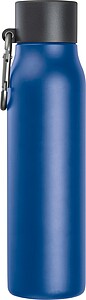 Dvoustěnná láhev s karabinou 600 ml, modrá