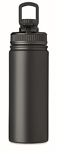 Dvoustěnná láhev z nerezu, 500ml, černá