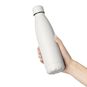 Dvoustěnná nerezová termoska 500 ml, bílá