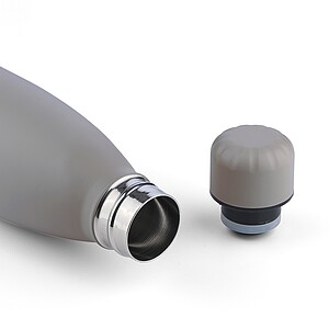 Dvoustěnná nerezová termoska 500 ml, šedá