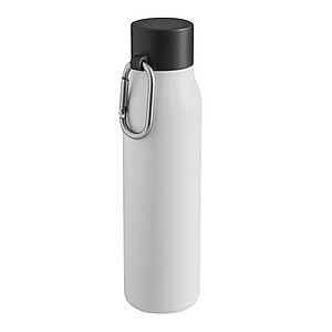 Dvoustěnná vakuová láhev 550 ml, bílá - reklamní předměty