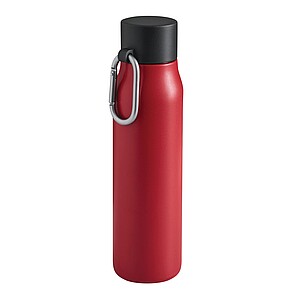 Dvoustěnná vakuová láhev 550 ml, červená