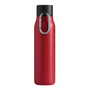Dvoustěnná vakuová láhev 550 ml, červená