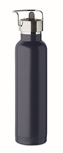 Dvoustěnná vakuově izolovaná láhev 660 ml, tmavá námořní modrá