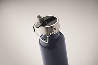 Dvoustěnná vakuově izolovaná láhev 660 ml, tmavá námořní modrá