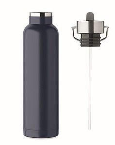 Dvoustěnná vakuově izolovaná láhev 660 ml, tmavá námořní modrá