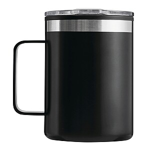 Dvoustěnný cestovní hrnek 400 ml, černá