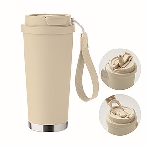 Dvoustěnný hrnek 500ml, béžová