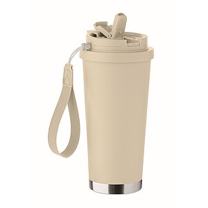 Dvoustěnný hrnek 500ml, béžová