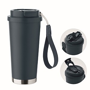 Dvoustěnný hrnek 500ml, tmavě námořní modrá