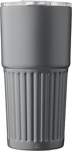 Dvoustěnný hrnek z recyklované nerezové oceli 500 ml, šedá