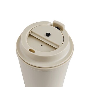 Dvoustěnný izolovaný termohrnek 350 ml, béžová