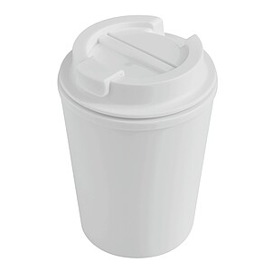 Dvoustěnný izolovaný termohrnek 350 ml, bílá - reklamní předměty