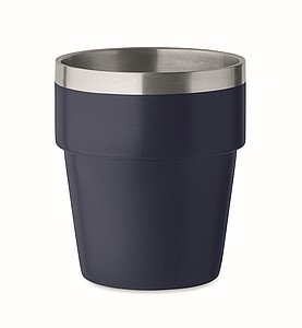 Dvoustěnný pohárek 250 ml, tmavá námořní modrá