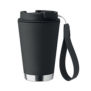Dvoustěnný pohárek 300 ml, černá - reklamní předměty