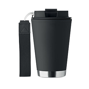 Dvoustěnný pohárek 300 ml, černá