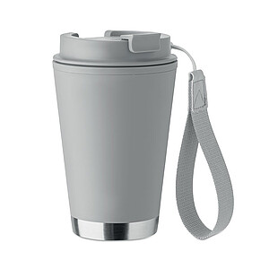 Dvoustěnný pohárek 300 ml, šedá