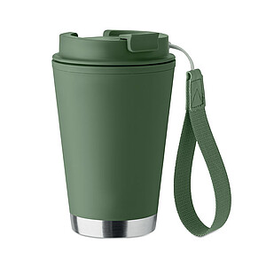 Dvoustěnný pohárek 300 ml, tmavě zelená