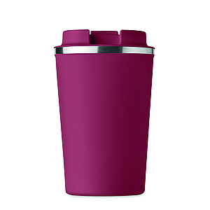 Dvoustěnný pohárek 350 ml, vínová