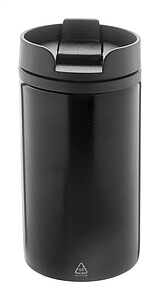 Dvoustěnný termohrnek, 250 ml, černá