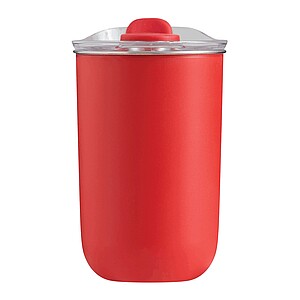 Dvoustěnný termohrnek 350 ml, čerbená