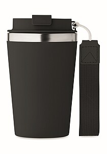 Dvoustěnný termohrnek, 350 ml, černá