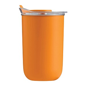Dvoustěnný termohrnek 350 ml, oranžová