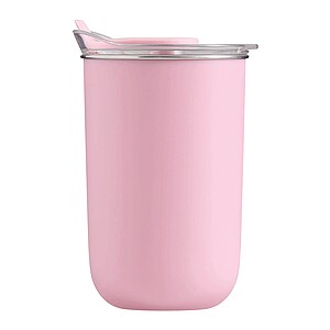 Dvoustěnný termohrnek 350 ml, růžová
