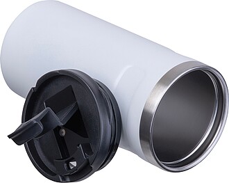 Dvoustěnný termohrnek 450 ml, bílá