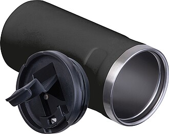 Dvoustěnný termohrnek 450 ml, černá