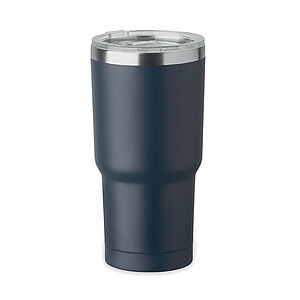Dvoustěnný termohrnek 550 ml, tmavě námořní modrá