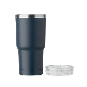 Dvoustěnný termohrnek 550 ml, tmavě námořní modrá