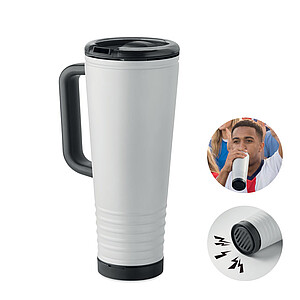 Dvoustěnný termohrnek 700 ml., bílá