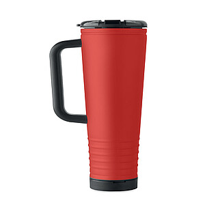 Dvoustěnný termohrnek 700 ml., červená