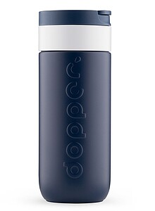 Dvoustěnný termohrnek Dopper 400 ml, tmavě modrá - termohrnek s vlastním potiskem