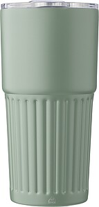 Dvoustěnný termohrnek z recyklované nerezové oceli 500 ml, zelená