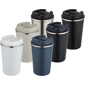 Dvoustěnný vakuově izolovaný termohrnek z nerezové oceli 350 ml, béžová