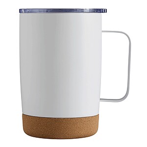 Dvoustěnný vakuový hrnek 350 ml, bílá